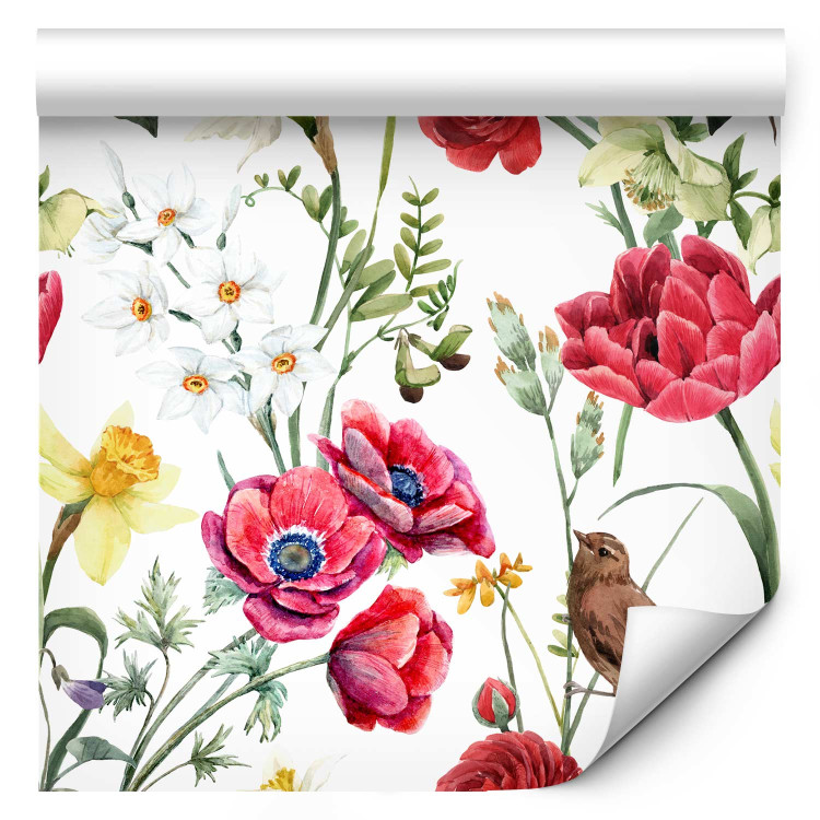 Modern Wallpaper Poppy Meadow 142793 additionalImage 6