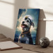 Canvas Print AI Dog Schnauzer - Portrait of a Fantasy Animal in the Role of a Sailor - Vertical 150293 additionalThumb 11