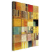 Large canvas print Abstract Squares - A Geometric Composition in Klimt’s Style [Large Format] 151093 additionalThumb 3