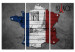 Canvas Symbols of France - triptych 55293
