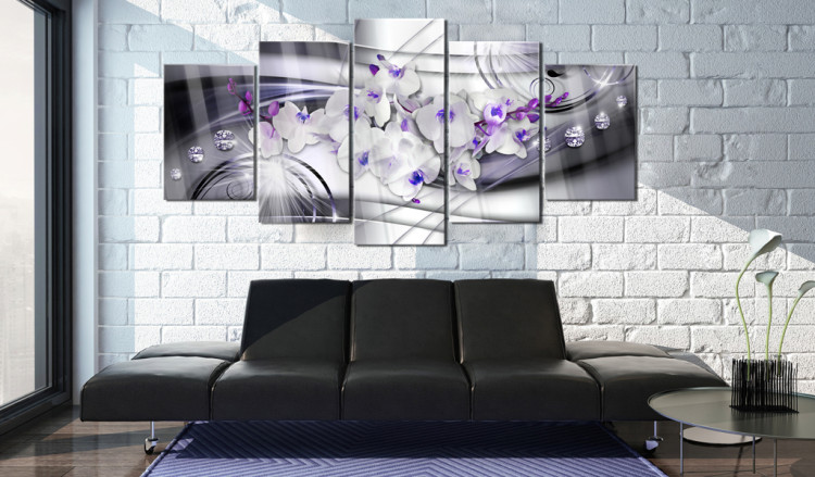 Print On Glass Coolness of Orchid [Glass] 92393 additionalImage 3