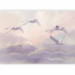 Photo Wallpaper Flying Swans 97993 additionalThumb 1