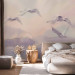 Photo Wallpaper Flying Swans 97993