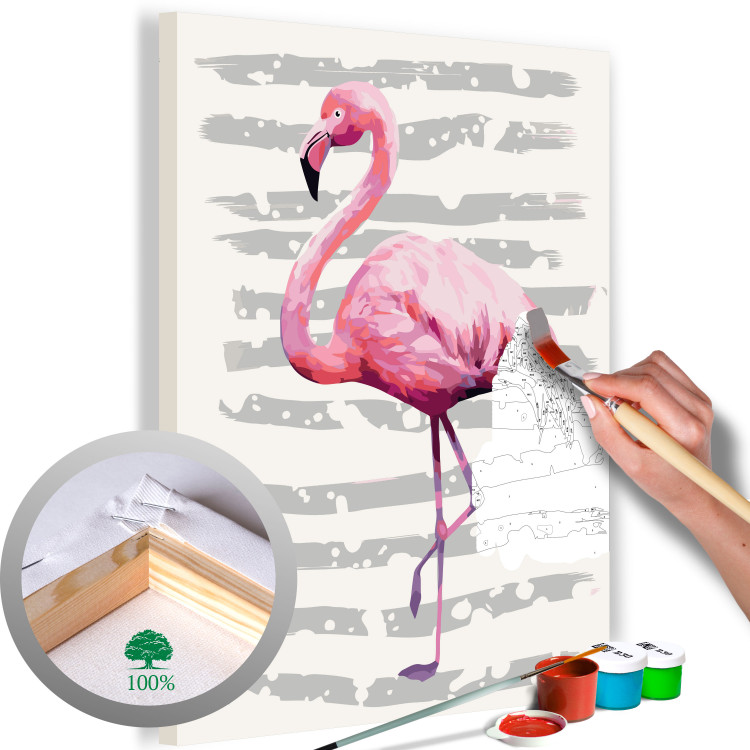 Paint by number Beautiful Flamingo 107504