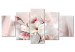 Canvas Art Print Dazzling Magnolias (5 Parts) Wide 107904
