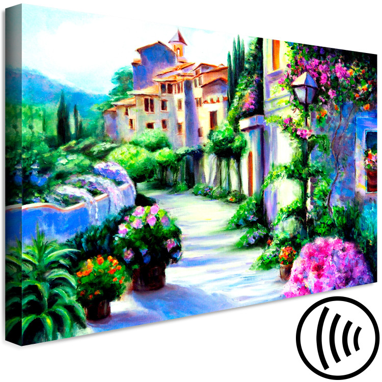 Canvas Print Floral Street (1-part) Wide - Plant Architecture of Italy 108204 additionalImage 6