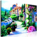 Canvas Print Floral Street (1-part) Wide - Plant Architecture of Italy 108204 additionalThumb 2