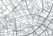 Canvas Plan of Berlin - black and white map of a part of the city 114104 additionalThumb 4