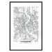 Wall Poster Cologne Map - black and white map of the German city on a light background 114404 additionalThumb 15