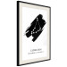 Wall Poster Zodiac signs: Capricorn - black and white star constellation and texts 114804 additionalThumb 3