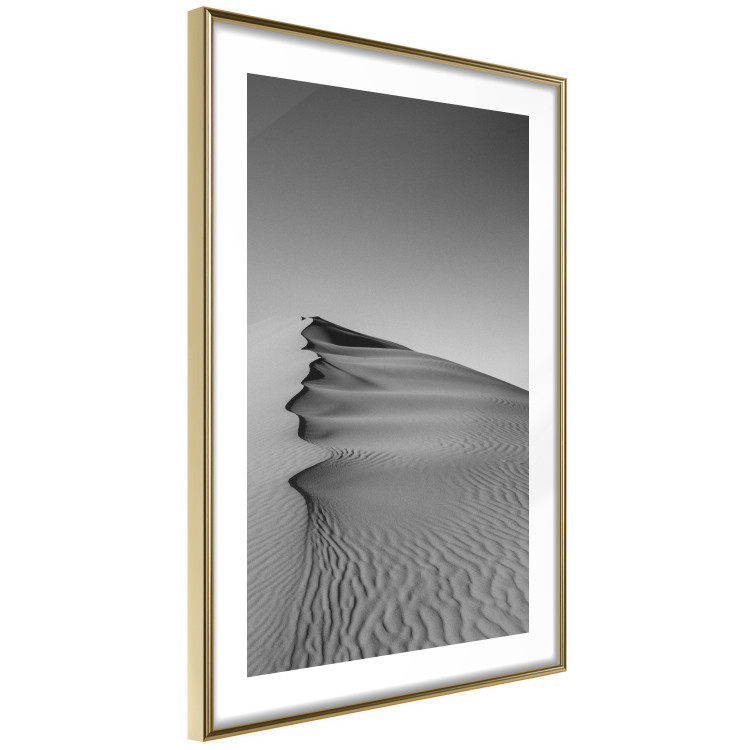 Poster Desert in Morocco - black and white landscape amid hot sands 116504 additionalImage 6