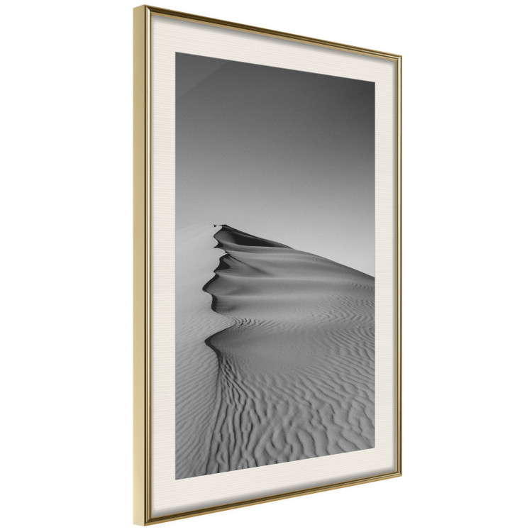 Poster Desert in Morocco - black and white landscape amid hot sands 116504 additionalImage 2