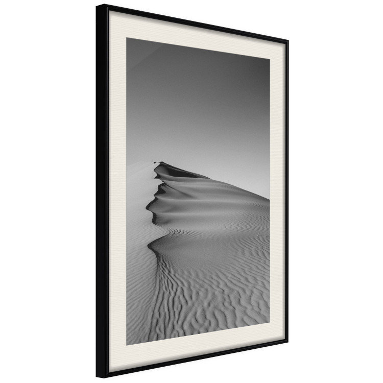 Poster Desert in Morocco - black and white landscape amid hot sands 116504 additionalImage 3