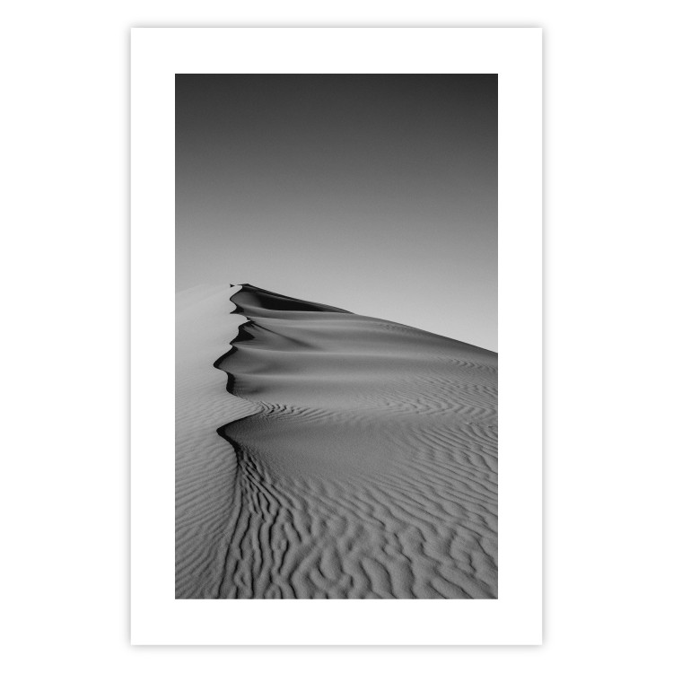 Poster Desert in Morocco - black and white landscape amid hot sands 116504 additionalImage 19