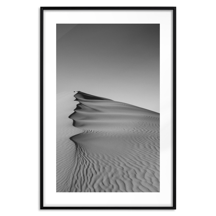 Poster Desert in Morocco - black and white landscape amid hot sands 116504 additionalImage 17