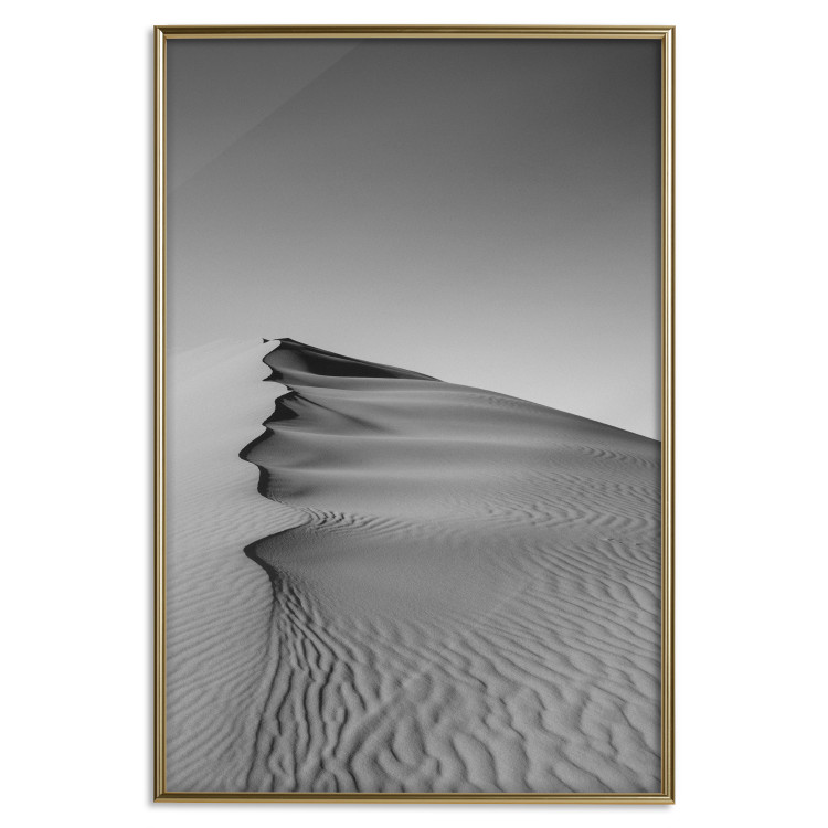 Poster Desert in Morocco - black and white landscape amid hot sands 116504 additionalImage 16
