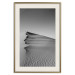 Poster Desert in Morocco - black and white landscape amid hot sands 116504 additionalThumb 19