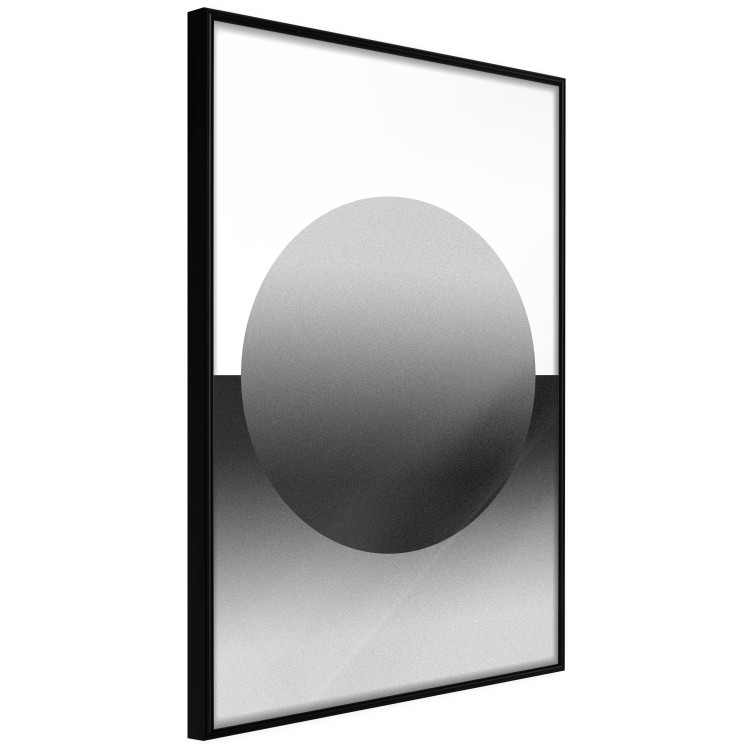 Poster Partial Eclipse - simple black and white geometric composition 116604 additionalImage 10