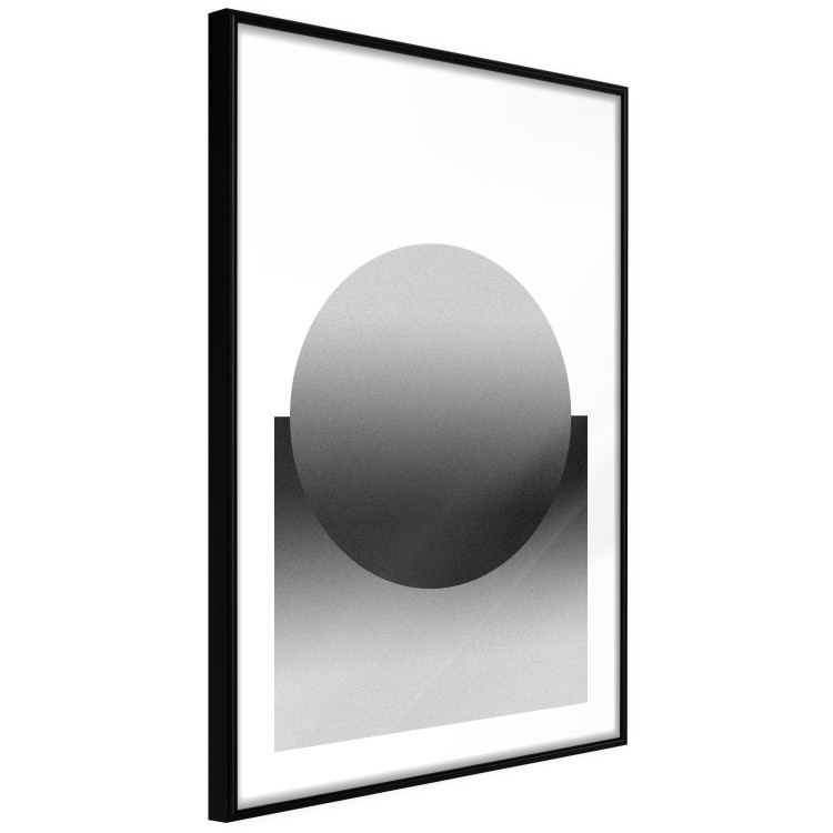 Poster Partial Eclipse - simple black and white geometric composition 116604 additionalImage 11
