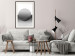 Poster Partial Eclipse - simple black and white geometric composition 116604 additionalThumb 16