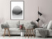 Poster Partial Eclipse - simple black and white geometric composition 116604 additionalThumb 6
