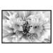 Poster Geometric Bouquet - black and white unique abstraction in lily flowers 117204 additionalThumb 18