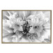 Poster Geometric Bouquet - black and white unique abstraction in lily flowers 117204 additionalThumb 16