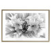 Poster Geometric Bouquet - black and white unique abstraction in lily flowers 117204 additionalThumb 14
