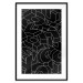Wall Poster Alphabet - black and white composition filled with dimensional letters 117404 additionalThumb 25