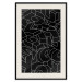 Wall Poster Alphabet - black and white composition filled with dimensional letters 117404 additionalThumb 27