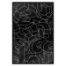 Wall Poster Alphabet - black and white composition filled with dimensional letters 117404 additionalThumb 18