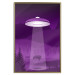 Poster Abduction - purple fantasy with a spaceship and animals 118004 additionalThumb 19