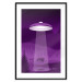 Poster Abduction - purple fantasy with a spaceship and animals 118004 additionalThumb 20