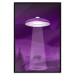 Poster Abduction - purple fantasy with a spaceship and animals 118004 additionalThumb 17
