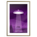Poster Abduction - purple fantasy with a spaceship and animals 118004 additionalThumb 16