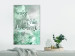 Canvas Art Print Beautiful morning - an inscription on a sea, abstract background 122804 additionalThumb 3