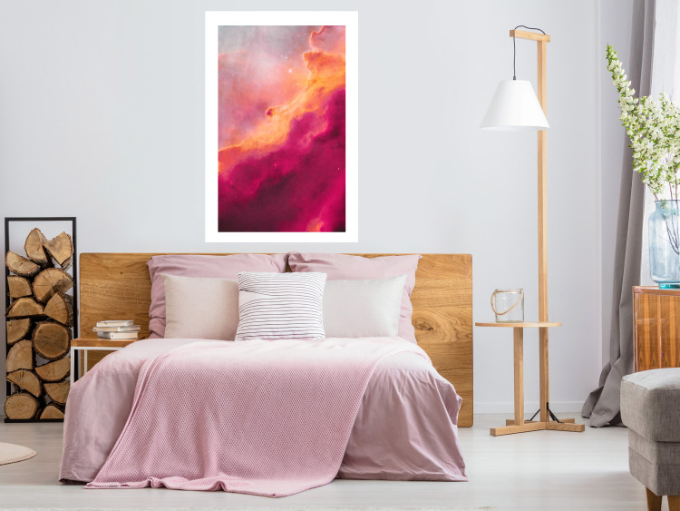 Wall Poster Pink Nebula - abstract sky landscape with colorful cloud background 123204 additionalImage 4