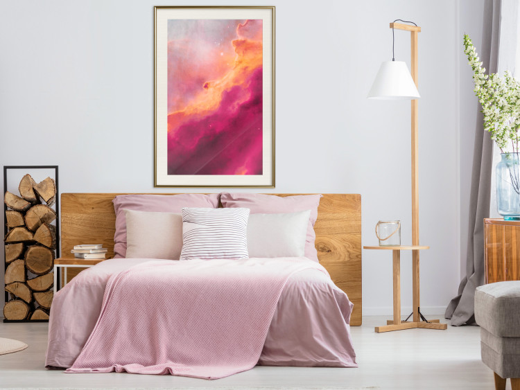 Wall Poster Pink Nebula - abstract sky landscape with colorful cloud background 123204 additionalImage 16