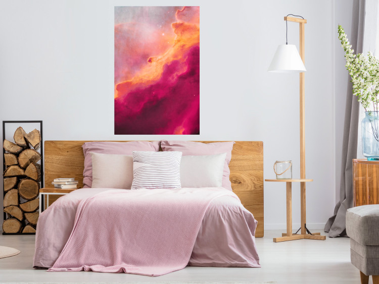 Wall Poster Pink Nebula - abstract sky landscape with colorful cloud background 123204 additionalImage 23