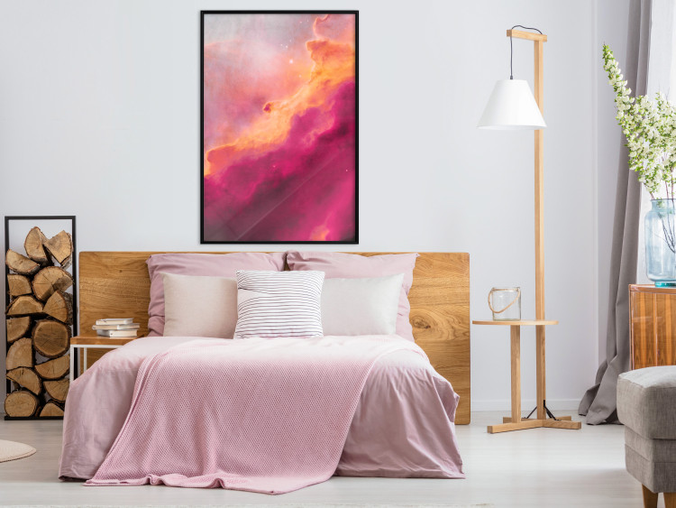 Wall Poster Pink Nebula - abstract sky landscape with colorful cloud background 123204 additionalImage 3