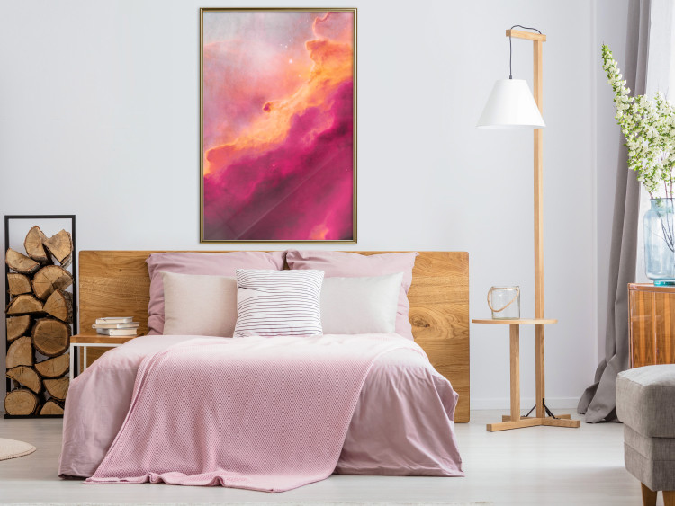 Wall Poster Pink Nebula - abstract sky landscape with colorful cloud background 123204 additionalImage 5