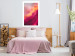 Wall Poster Pink Nebula - abstract sky landscape with colorful cloud background 123204 additionalThumb 2
