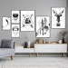 Wall gallery Monochromatic Abstract Art 124704
