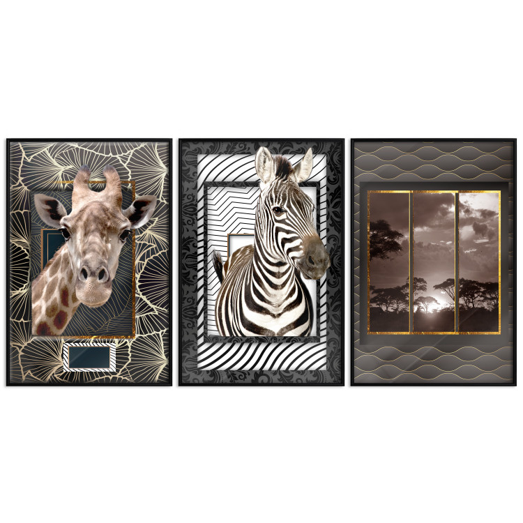 Picture wall African Triptych 125204 additionalImage 1