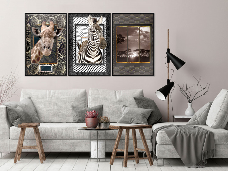 Picture wall African Triptych 125204