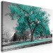 Large canvas print Autumn in the Park (Turquoise) II [Large Format] 125604 additionalThumb 3