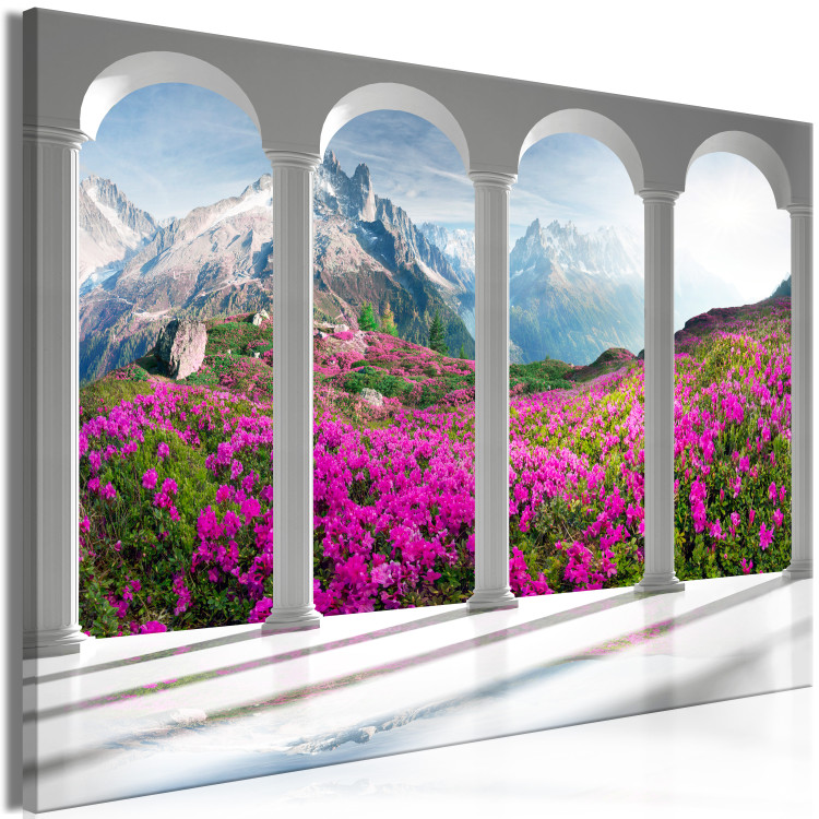 Canvas Art Print Summer Alps (1 Part) Wide 125704 additionalImage 2