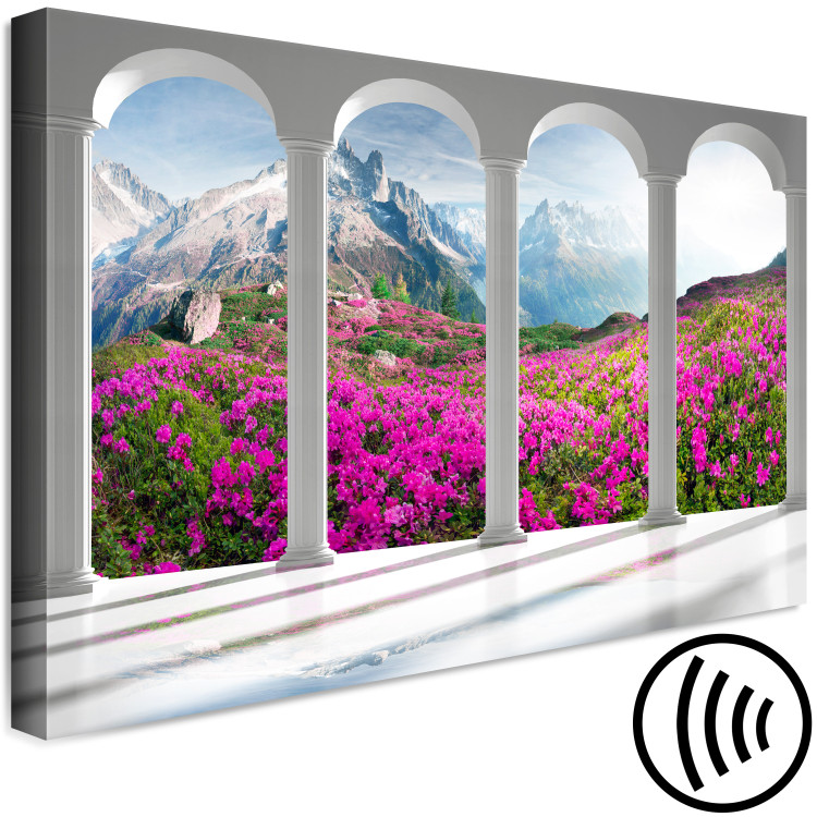 Canvas Art Print Summer Alps (1 Part) Wide 125704 additionalImage 6