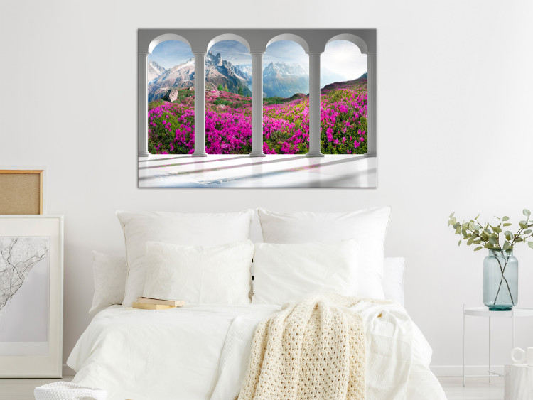Canvas Art Print Summer Alps (1 Part) Wide 125704 additionalImage 3