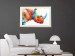 Wall Poster Rainbow Rhinoceros - colorful and abstract animal on a white background 127204 additionalThumb 22